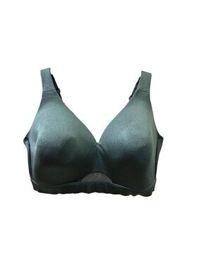 Cacique Lightly Lined No Wire Green Bra Full Coverage Size 38DDD